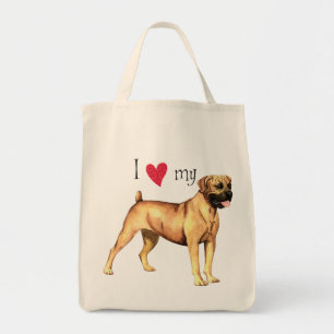 I Liebe mein Boerboel Tragetasche