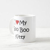 I Liebe mein BooBooKitty Kaffeetasse (Vorderseite Links)