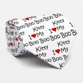 I Liebe mein BooBooKitty Krawatte (Gerollt)