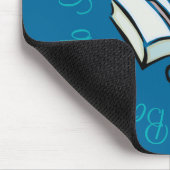 I Liebe mein Bookclub Mousepad (Ecke)