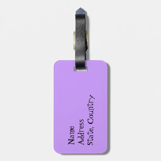 I Liebe mein Bouvier Gepäckanhänger (Rückseite vertikal)