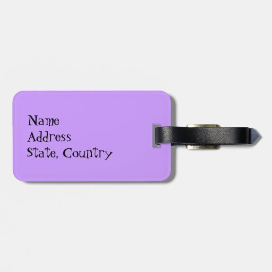 I Liebe mein Bouvier Gepäckanhänger (Rückseite horizontal)