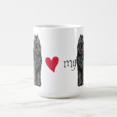 I Liebe mein Bouvier Kaffeetasse (Mittel)