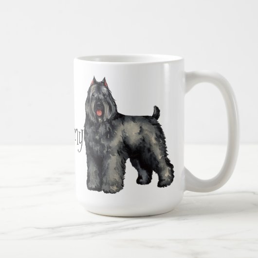 I Liebe mein Bouvier Kaffeetasse (Rechts)