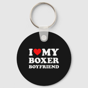I Liebe Mein Boxer-Freund Heart Bf Boxe Athlete Bo Schlüsselanhänger