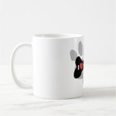 I Liebe mein Boxer - Hundeknochen Kaffeetasse (Links)