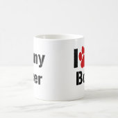 I Liebe mein Boxer Kaffeetasse (Mittel)