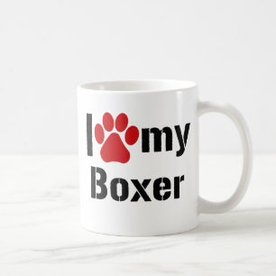 I Liebe mein Boxer Kaffeetasse