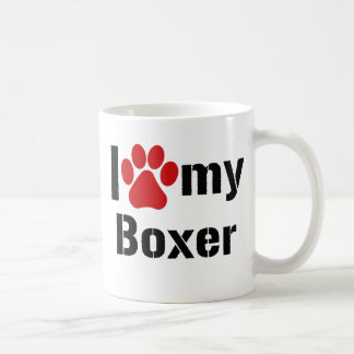 I Liebe mein Boxer Kaffeetasse