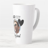I Liebe Mein BOYFRIEND Foto Geschenk USB Verlobte- Milchtasse (Rechte Ecke)