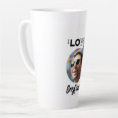 I Liebe Mein BOYFRIEND Foto Geschenk USB Verlobte- Milchtasse (Linke Ecke)