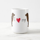 I Liebe mein Boykin Spaniel Kaffeetasse (Mittel)
