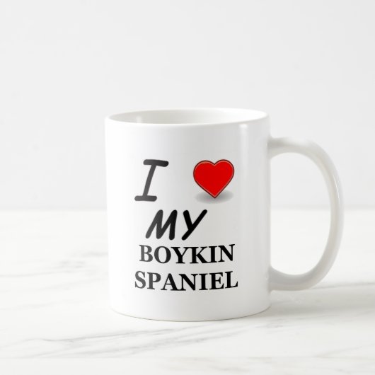 I Liebe mein Boykin Spaniel Kaffeetasse (Rechts)