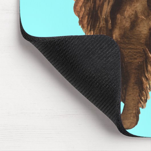 I Liebe mein Boykin Spaniel Mousepad (Ecke)