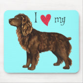 I Liebe mein Boykin Spaniel Mousepad (Vorne)