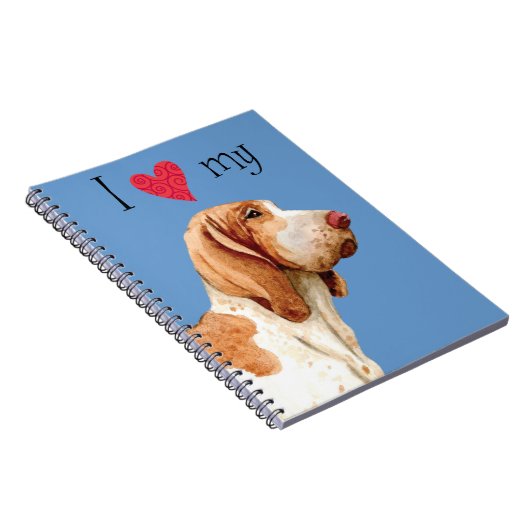 I Liebe mein Bracco Italiano Notizblock (Rechte Seite)