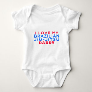 I Liebe mein brasilianischer Jiu-Jitsu Vati Baby Strampler