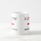 I Liebe mein britischer Freund Kaffeetasse (Mittel)