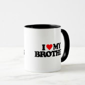 I LIEBE MEIN BRUDER TASSE (VorderseiteRechts)