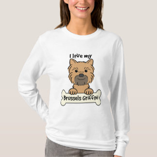 I Liebe mein Brüssel Griffon T-Shirt