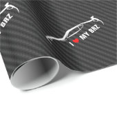 I Liebe mein BRZ Geschenkpapier (Rolleneckpunkt)