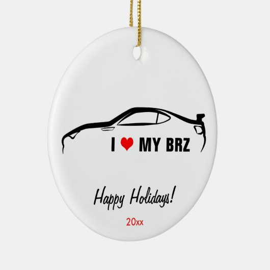 I Liebe mein BRZ Keramikornament (Rechts)