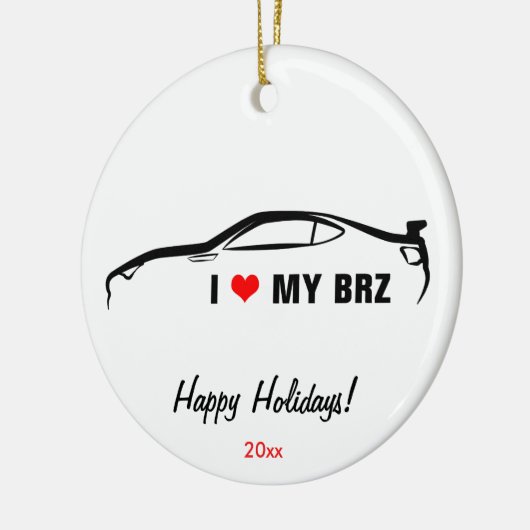 I Liebe mein BRZ Keramikornament (Links)