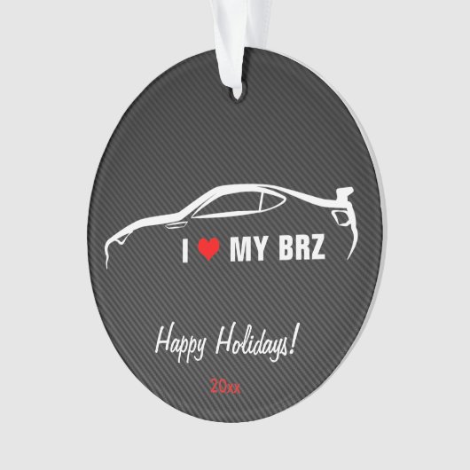I Liebe mein BRZ Ornament (Vorderseite)