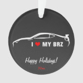 I Liebe mein BRZ Ornament (Vorderseite)