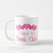 I Liebe mein Buch-Verein Kaffeetasse (Links)