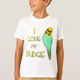 I Liebe mein Budgie T-Shirt