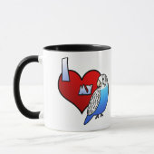 I Liebe mein Budgie Tasse (Links)