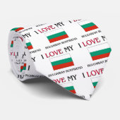 I Liebe mein bulgarischer Freund Krawatte (Gerollt)