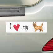 I Liebe mein Cairn-Terrier Autoaufkleber (Auf Auto)