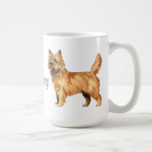 I Liebe mein Cairn-Terrier Kaffeetasse (Rechts)