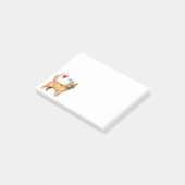 I Liebe mein Cairn-Terrier Post-it Klebezettel (angewinkelt)