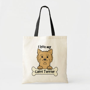 I Liebe mein Cairn-Terrier Tragetasche