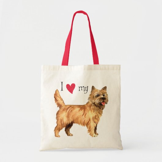 I Liebe mein Cairn-Terrier Tragetasche (Vorne)