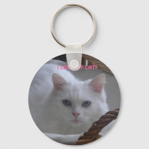 I LIEBE MEIN CAT! SCHLÜSSELANHÄNGER