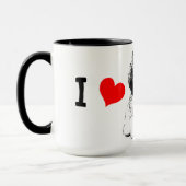 I Liebe mein Cavachon Tasse (Links)