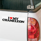 I LIEBE MEIN CHAMÄLEON AUTOAUFKLEBER (Auf Lkw)