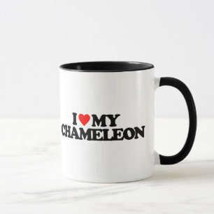 I LIEBE MEIN CHAMÄLEON TASSE
