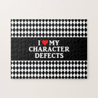 I LIEBE MEIN CHARAKTER-DEFEKTE Puzzle