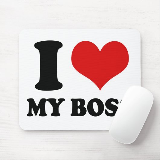 I LIEBE MEIN CHEF - mousepad (Mit Mouse)