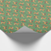 I Liebe mein Chesapeake-Bucht-Retriever Geschenkpapier (Ecke)