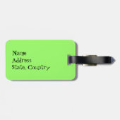 I Liebe mein Chihuahua Gepäckanhänger (Rückseite horizontal)