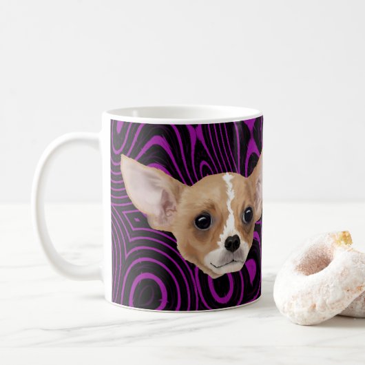 I Liebe mein Chihuahua Kaffeetasse (Mit Donut)
