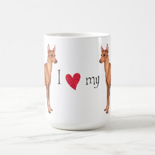 I Liebe mein Cirneco dell'Etna Kaffeetasse