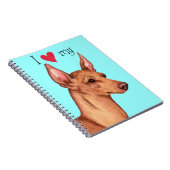 I Liebe mein Cirneco dell'Etna Notizblock (Rechte Seite)