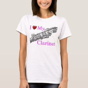 I Liebe mein Clarinet-Shirt T-Shirt